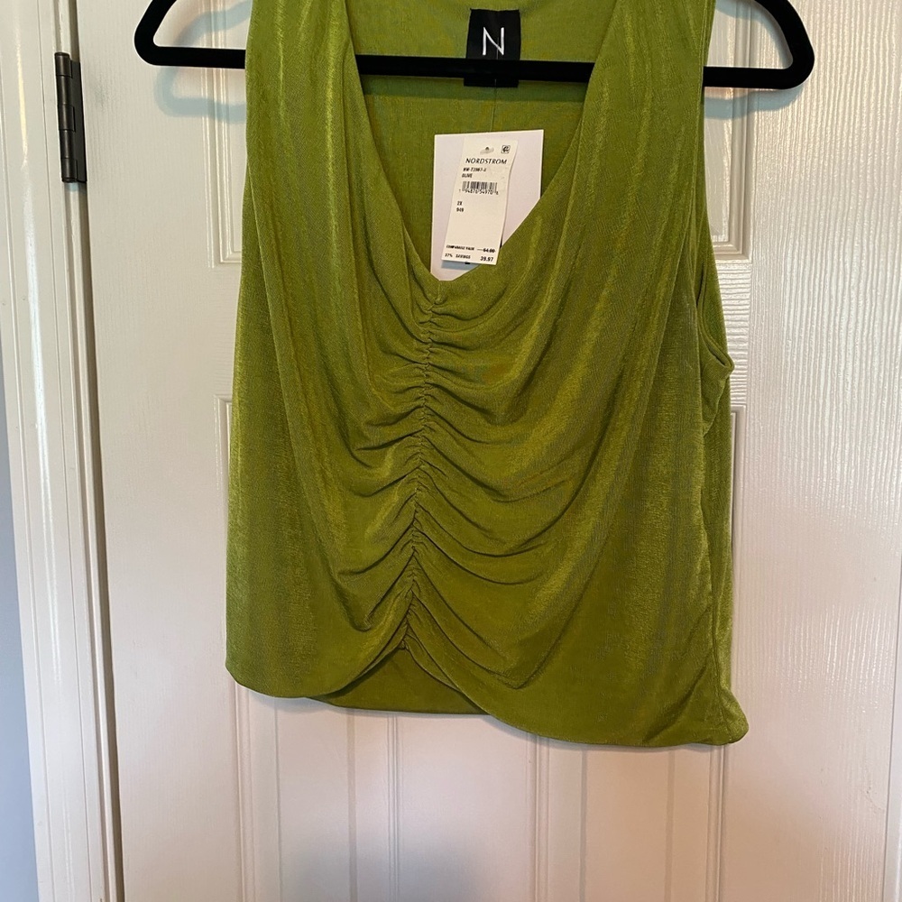 Naked Wardrobe Draped Cropped Tank